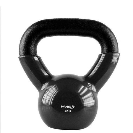 HMS KNV04 - 17-64-060 - Kettlebell żeliwny pokryty winylem 4 kg black