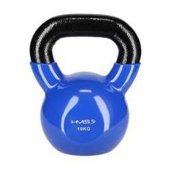 HMS KNV10 - 17-64-049 - Kettlebell żeliwny pokryty winylem 10 kg blue