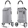 CRUISER Classic Premium - 604360 - Wózek zakupowy składany, szary