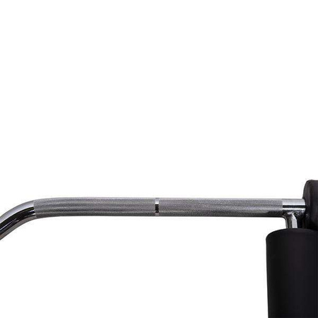 HMS GOL320 - 17-60-016 - Gryf olimpijski łamany 220 cm z zaciskami Lock Jaw black 