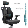 Fotel biurowy ergonomiczny ANGEL Stelio Czarny