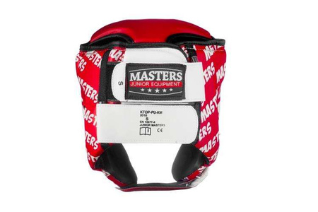 Kask treningowy MJE - KTOP-PU-KM, czerwony, rozm. XS