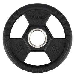 HMS TOH05 - 17-61-102 - Talerz olimpijski ogumowany 5 kg czarny
