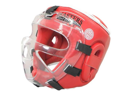Kask bokserski z maską KSSPU-M, rozm. S - (WAKO APPROVED)