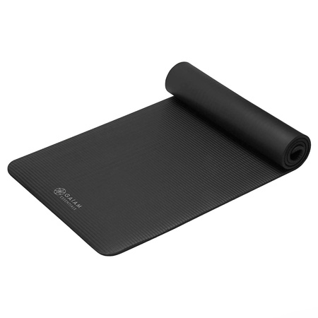 GAIAM MATA FITNESS 10 MM Z PASKIEM CZARNA 63319