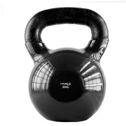HMS KNV32 - 17-64-068 - Kettlebell żeliwny pokryty winylem 32 kg black