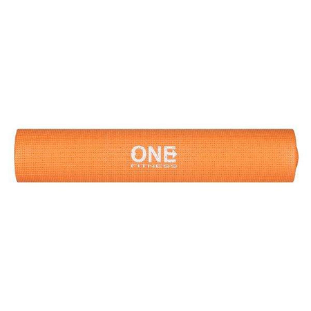 ONE FITNESS YM02 ORANGE - 17-44-203 - Mata do yogi 173x61x0,6cm 