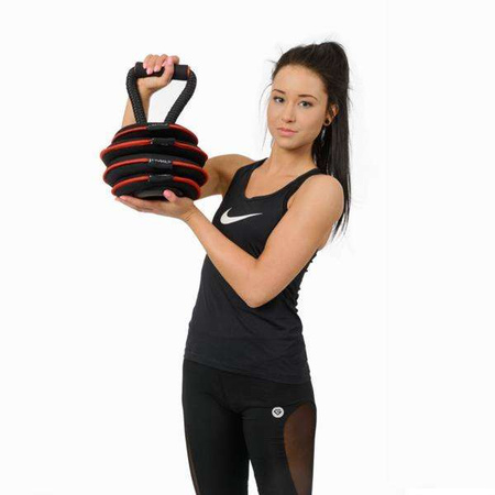 HMS KRM20 - 17-64-810 - Kettlebell regulowany miekki 9 kg