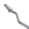 HMS PREMIUM GOL160 - 17-60-015 - Gryf olimpijski łamany 120 cm z zaciskami Lock Jaw black 