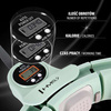 ZESTAW HULA HOP MAGNETYCZNY GREEN HHM13 Z LICZNIKIEM HMS + PAS WYSZCZUPLAJĄCY BR163 BLACK