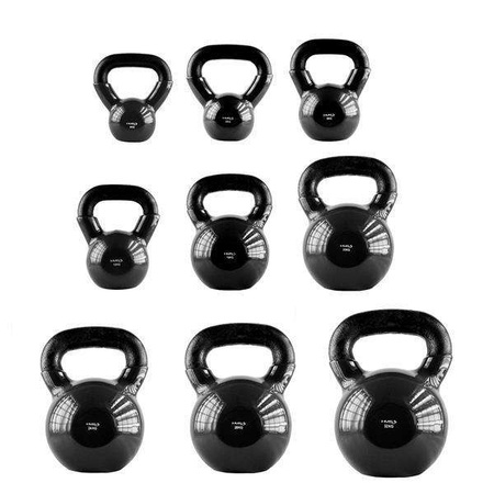 HMS KNV20 - 17-64-065 - Kettlebell żeliwny pokryty winylem 20 kg black