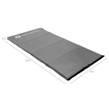 MGS01 MATERAC GIMNASTYCZNY SKŁADANY 2400x1200 MM GRAY HMS PREMIUM