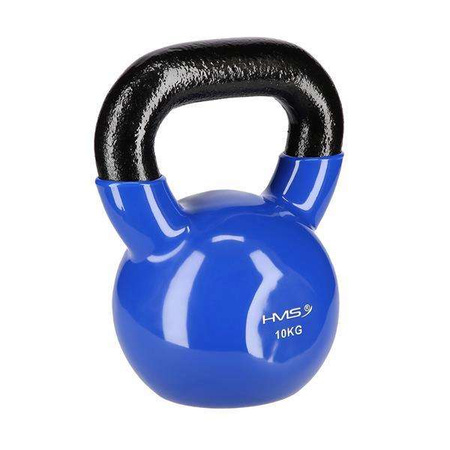 HMS KNV10 - 17-64-049 - Kettlebell żeliwny pokryty winylem 10 kg blue