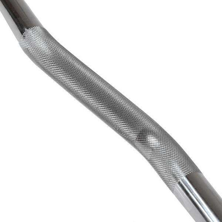 HMS PREMIUM GOL160 - 17-60-015 - Gryf olimpijski łamany 120 cm z zaciskami Lock Jaw black 