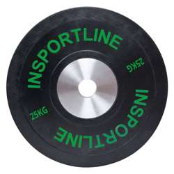 Obciążenie gumowe inSPORTline Bumper Plate 25 kg