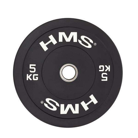 HMS BBR05 - 17-61-015 - Talerz olimpijski Bumper 5 kg black