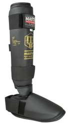 Ochraniacze piszczeli i stopy MASTERS - NS-2, czarny, rozm. XXL