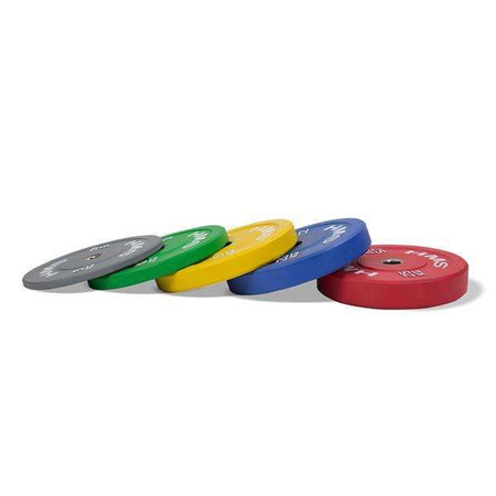 HMS CBR10 - 17-61-021 - Talerz olimpijski Bumper 10 kg green
