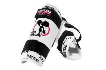 Nagolenniki MJE - NA-KM, biały, rozm. XS