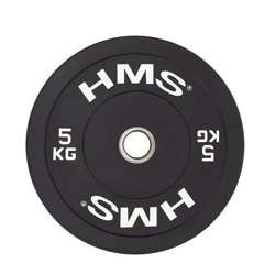 HMS BBR05 - 17-61-015 - Talerz olimpijski Bumper 5 kg black
