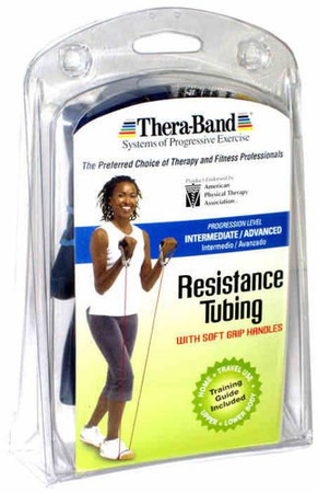 THERA BAND 21724 - Rzemień rehabilitacyjny (tubing) 1,4 m, opór extra mocny