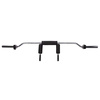 HMS GOL320 - 17-60-016 - Gryf olimpijski łamany 220 cm z zaciskami Lock Jaw black 