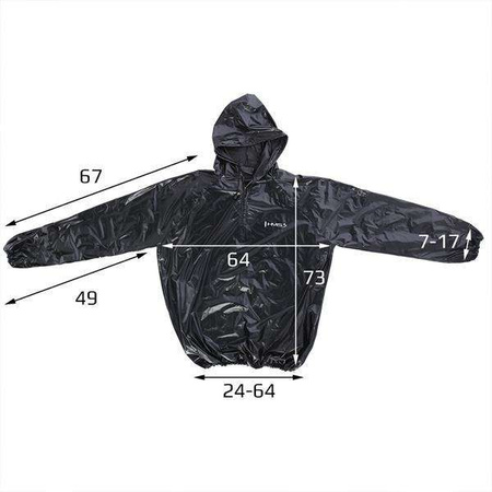 HMS DSS12 BLACK - 17-25-360 -  Sauna dres
