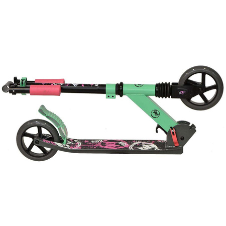HULAJNOGA 145MM ENERO PRO KID RÓŻOWO ZIELONA