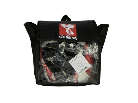 Kask treningowy MJE - KTOP-PU-KM, czerwony, rozm. XS