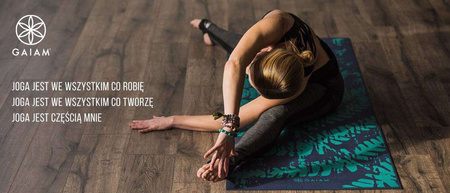 GAIAM - 59181 - Kostka do jogi z pianki niebieska