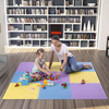ONE FITNESS MP10 MULTIPACK YELLOW-BLUE-PURPLE - 17-63-081 - Mata puzzle, 9 elementów, 10mm