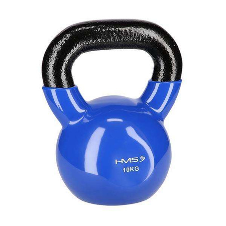 HMS KNV10 - 17-64-049 - Kettlebell żeliwny pokryty winylem 10 kg blue