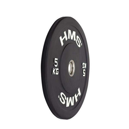 HMS BBR05 - 17-61-015 - Talerz olimpijski Bumper 5 kg black