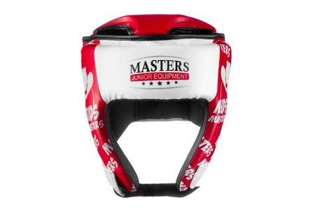 Kask treningowy MJE - KTOP-PU-KM, czerwony, rozm. XS