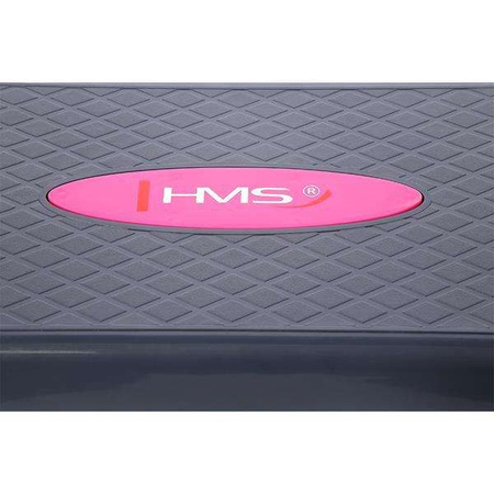 HMS AS002 PINK/GREY - 17-44-006 - Step do aerobiku 