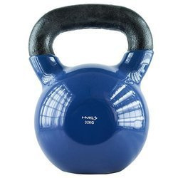 HMS KNV32 - 17-64-048 - Kettlebell żeliwny pokryty winylem 32 kg blue