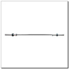 HMS GO450 - 17-60-012 - Gryf olimpijski 220 cm z zaciskami lock jaw red