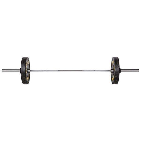 HMS PREMIUM GO900 - 17-60-009 - Gryf olimpijski 220 cm + ZG1500 silver zaciski Lock Jaw (2 szt)