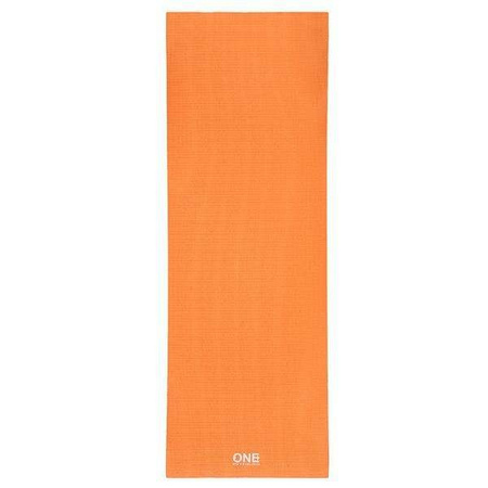 ONE FITNESS YM02 ORANGE - 17-44-203 - Mata do yogi 173x61x0,6cm 