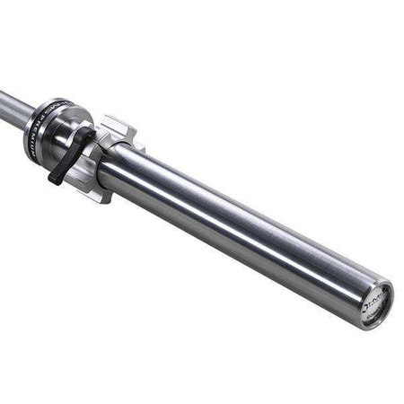 HMS PREMIUM GO901 900KG - 17-60-008 - Gryf olimpijski + ZG1500 silver zaciski Lock Jaw (2 szt)
