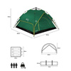 NC7819 ZIELONY NAMIOT SHADOW NILS CAMP