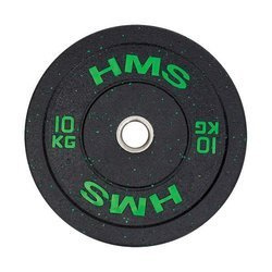 HMS HTBR10 - 17-61-026 - Talerz olimpijski bumper 10 kg zielony