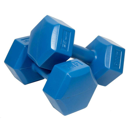 ZESTAW HANTLI KOMPOZYTOWYCH 2x4 KG ENERO FIT