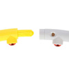 HMS HHP005 - 17-44-505 - Hula Hop masujący z magnesami 85 cm grey-yellow