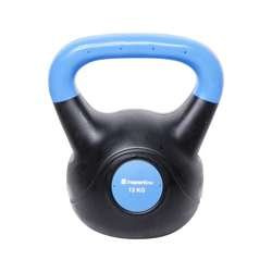 Hantla bitumiczna inSPORTline Kettlebell Dark 12 kg