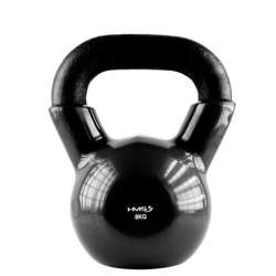 HMS KNV08 - 17-64-062 - Kettlebell żeliwny pokryty winylem 8 kg black