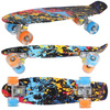 DESKOROLKA PLASTIKOWA 22 CALE ENERO GRAFFITI LED 1030845