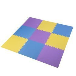 ONE FITNESS MP10 MULTIPACK YELLOW-BLUE-PURPLE - 17-63-081 - Mata puzzle, 9 elementów, 10mm