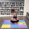 ONE FITNESS MP10 MULTIPACK YELLOW-BLUE-PURPLE - 17-63-081 - Mata puzzle, 9 elementów, 10mm