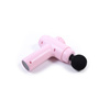 Pistolet do masażu Mini Masażer do ciała + Wymienne końcówki DS1608 Różowy